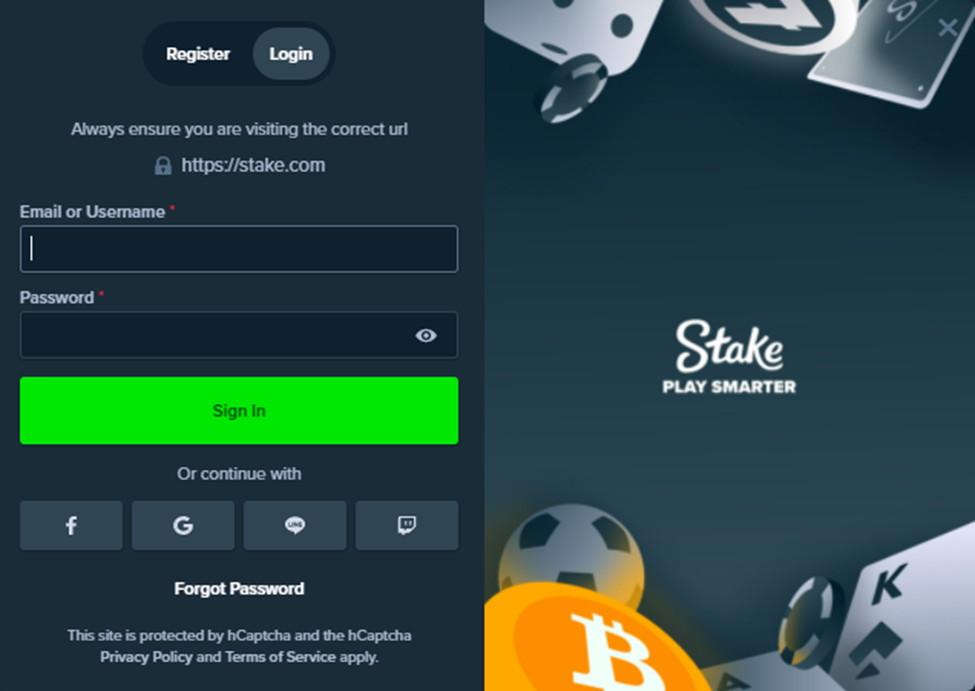 How to Log in Stake Sportsbook