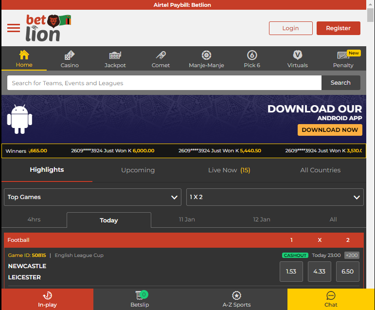 Visit the Official Betting Site