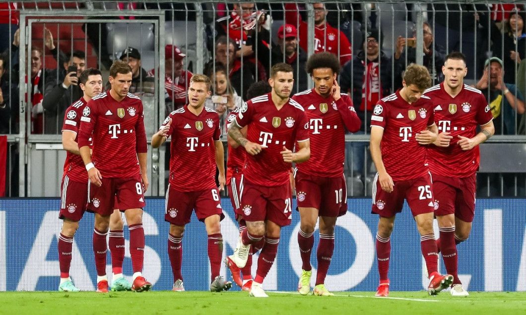 Bayern players in UEFA Champions League