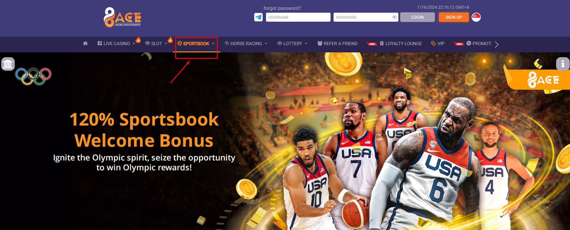 96Ace Sports Page 96Ace Sportsbook