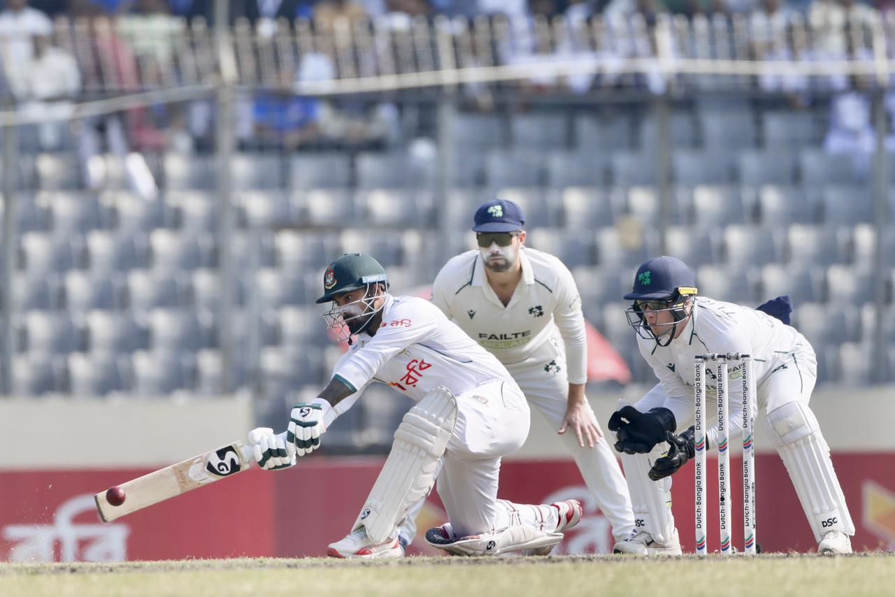 FINE KNOCK: Litton Kumar Das en route to century. @Bangladesh Cricket