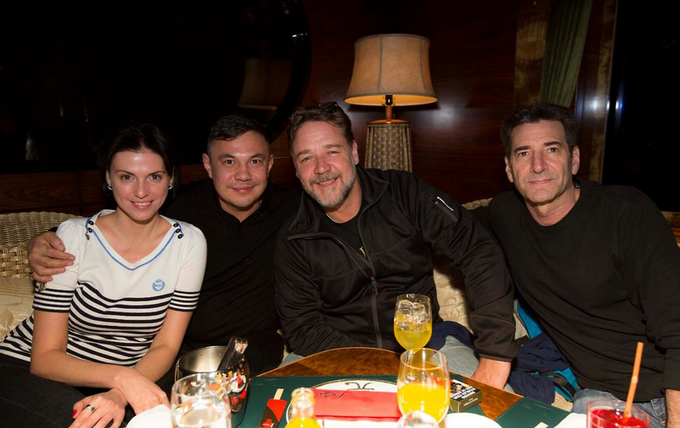Russell Crowe and Kostya Tszyu have become real friends