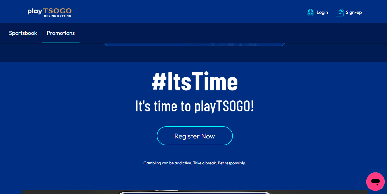 Playtsogo Casino Login Process Banner