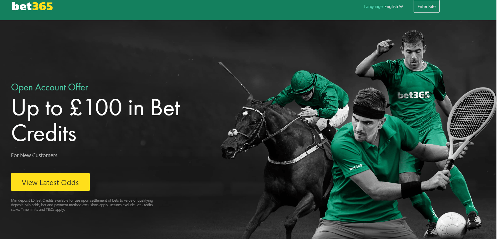 Image of Bet365 bet credits offer