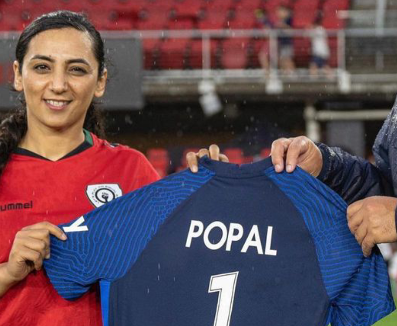 Khalida Popal. Khalida Popal.