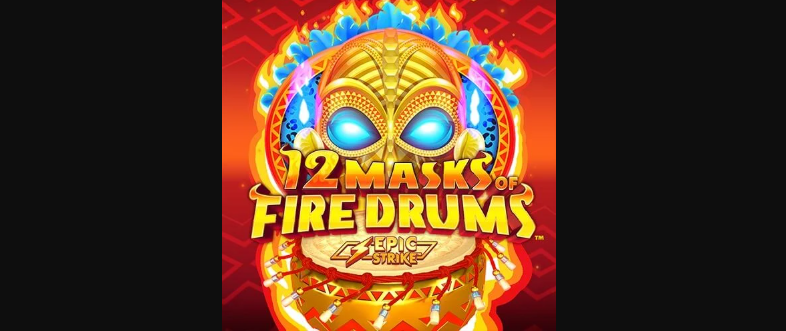 The Betway Casino 12 Masks of Fire Drums Banner