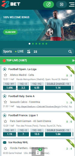22Bet app download page