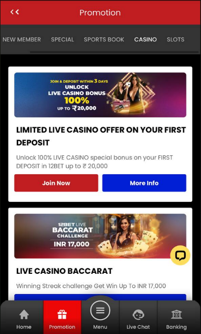 Casino bonus