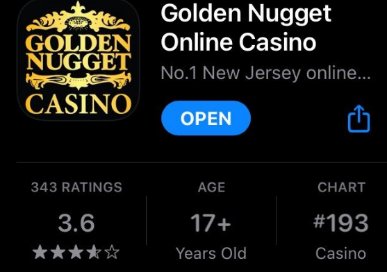 Golden Nugget app store