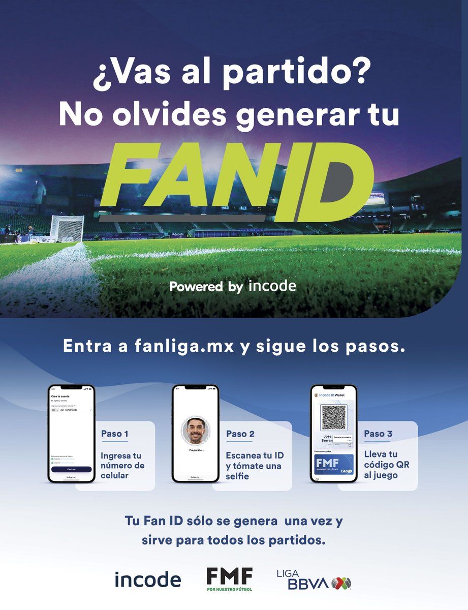 Al momento, FAN ID se encuentra en la etapa de sensibilización Al momento, FAN ID se encuentra en la etapa de sensibilización