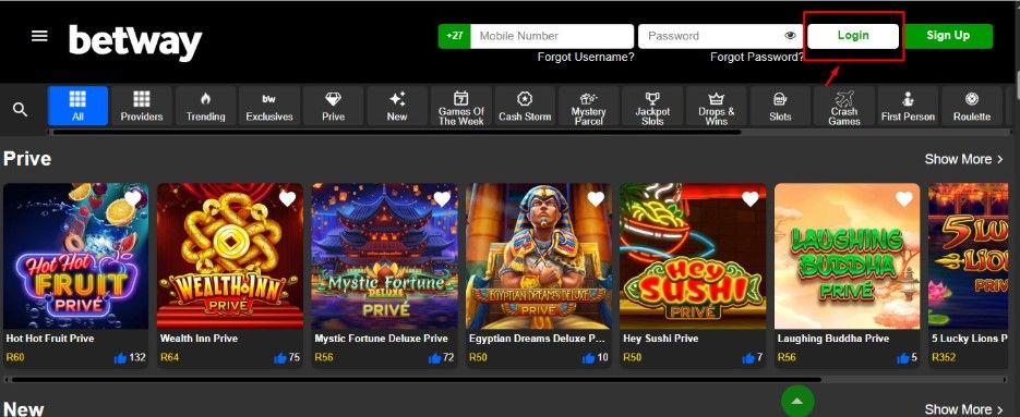 How to Login Betway