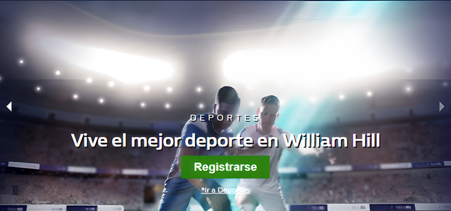 Imagen promocional de la web William Hill España