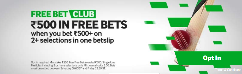 Betway Freebet in India