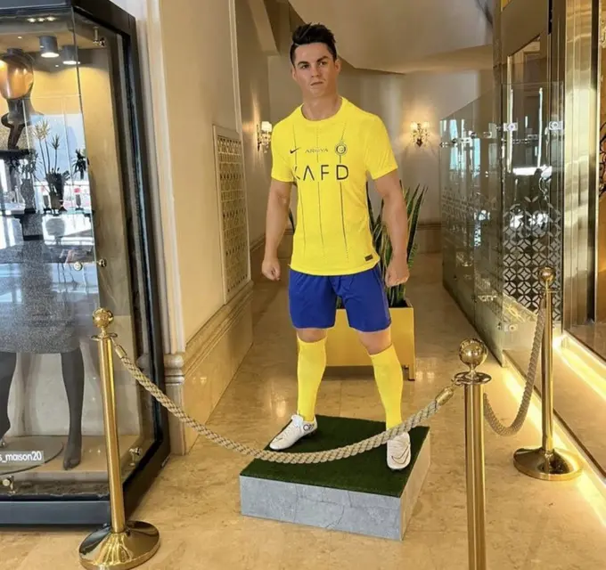 Statue of Cristiano Ronaldo Statue of Cristiano Ronaldo