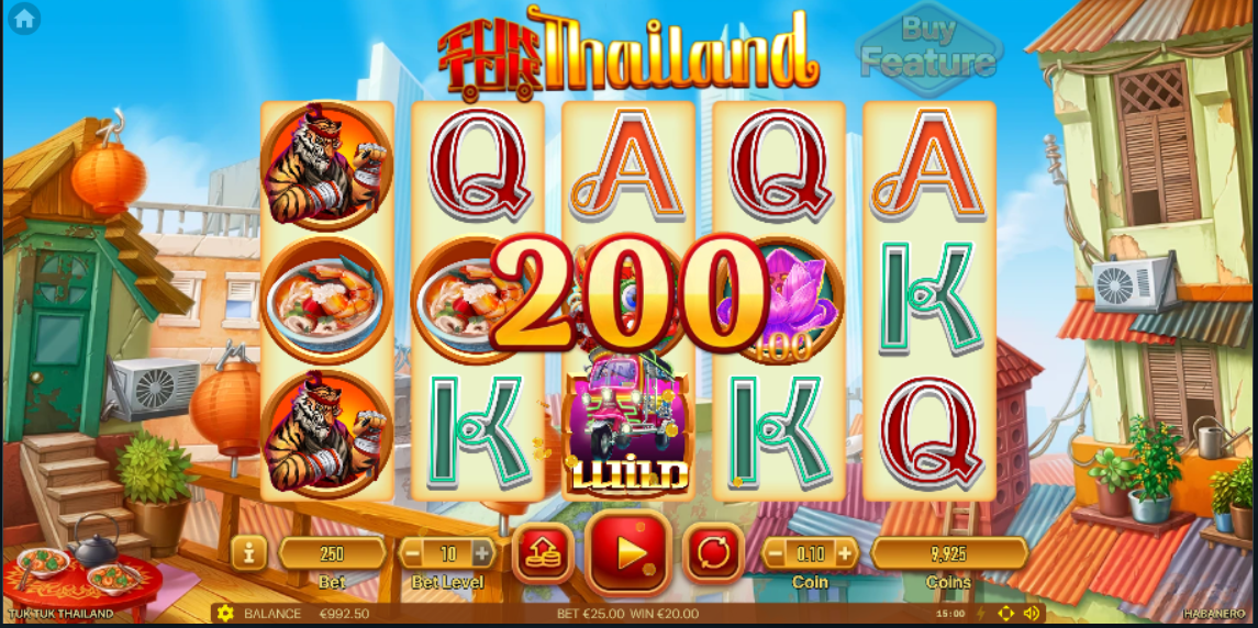 Tuk Tuk Thailand slot machine image Tuk Tuk Thailand casino slot banner