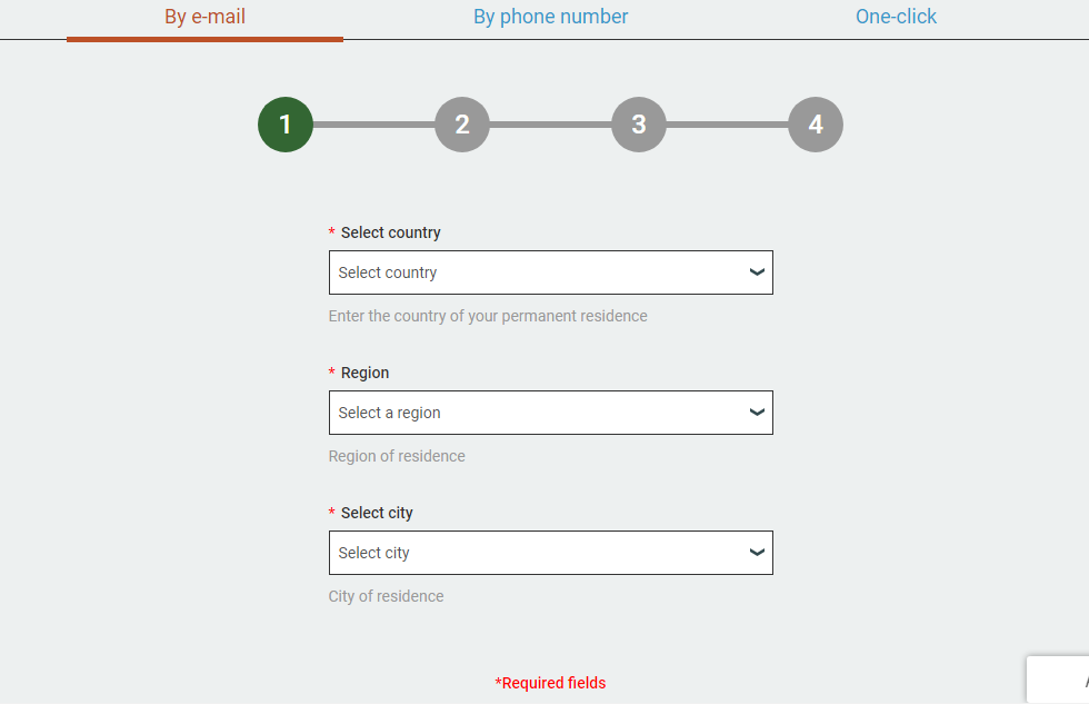 Melbet Nigeria registration form pop-up