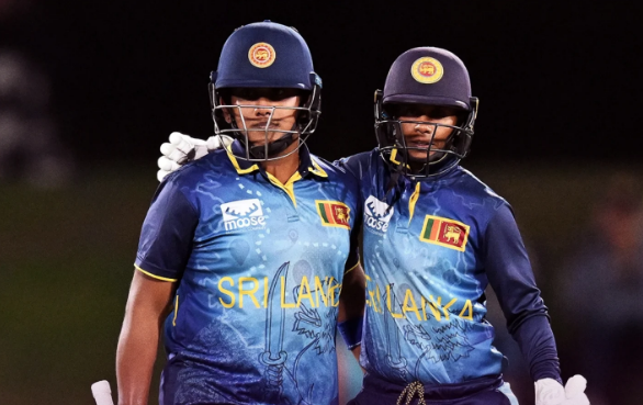 Chamari Athapaththu shines with bat. @SriLankacricket/X Chamari Athapaththu shines with bat. @SriLankacricket/X