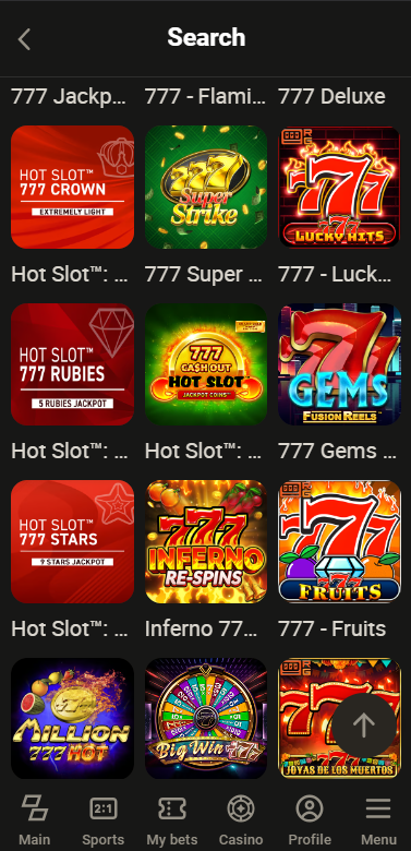  777 Slot online game