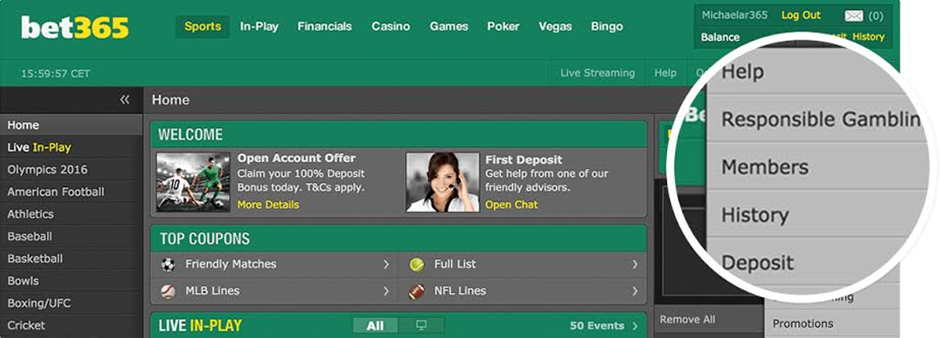 how to delete bet365 account