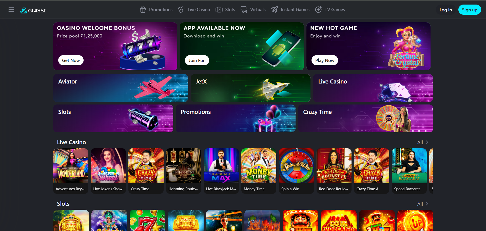 Casino glassi review