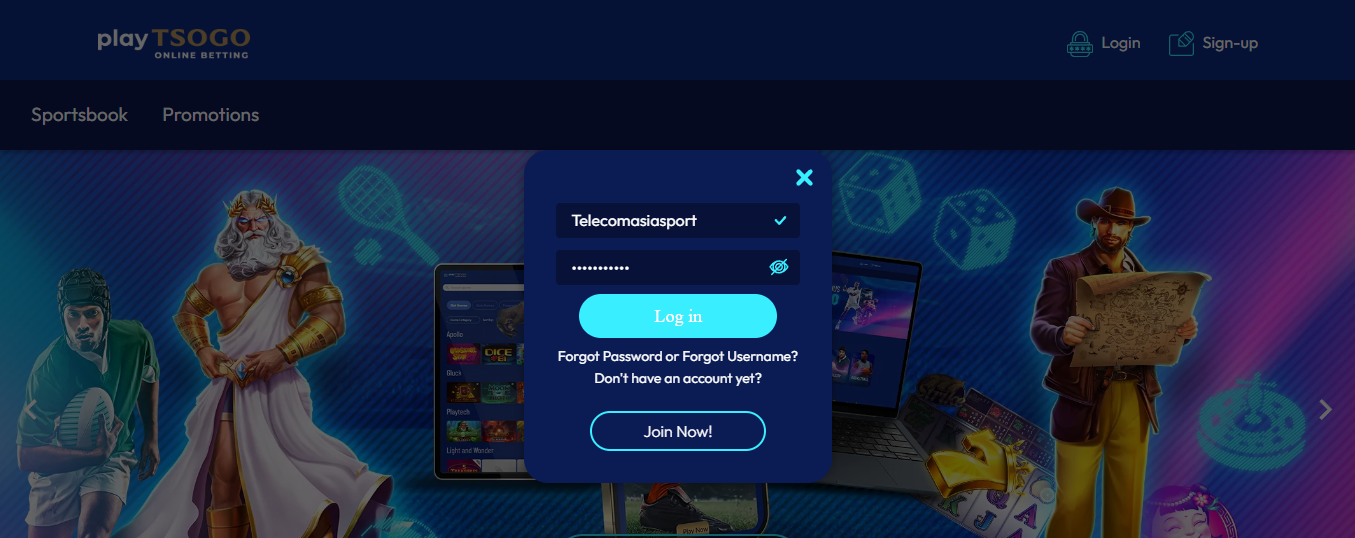 Playtsogo South Africa Login