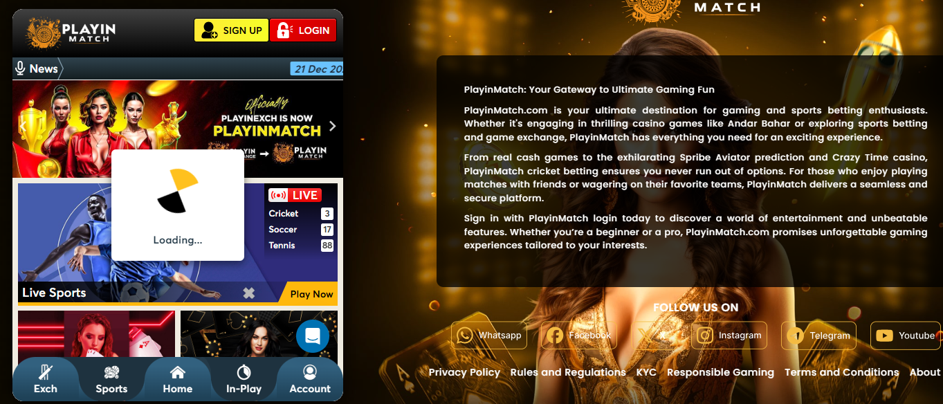 Playinexch Official Website