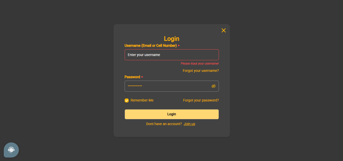 Goldrush Login Account from South Africa