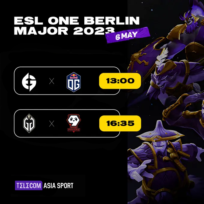 ESL One Berlin Major 2023 playoff schedule for May 6