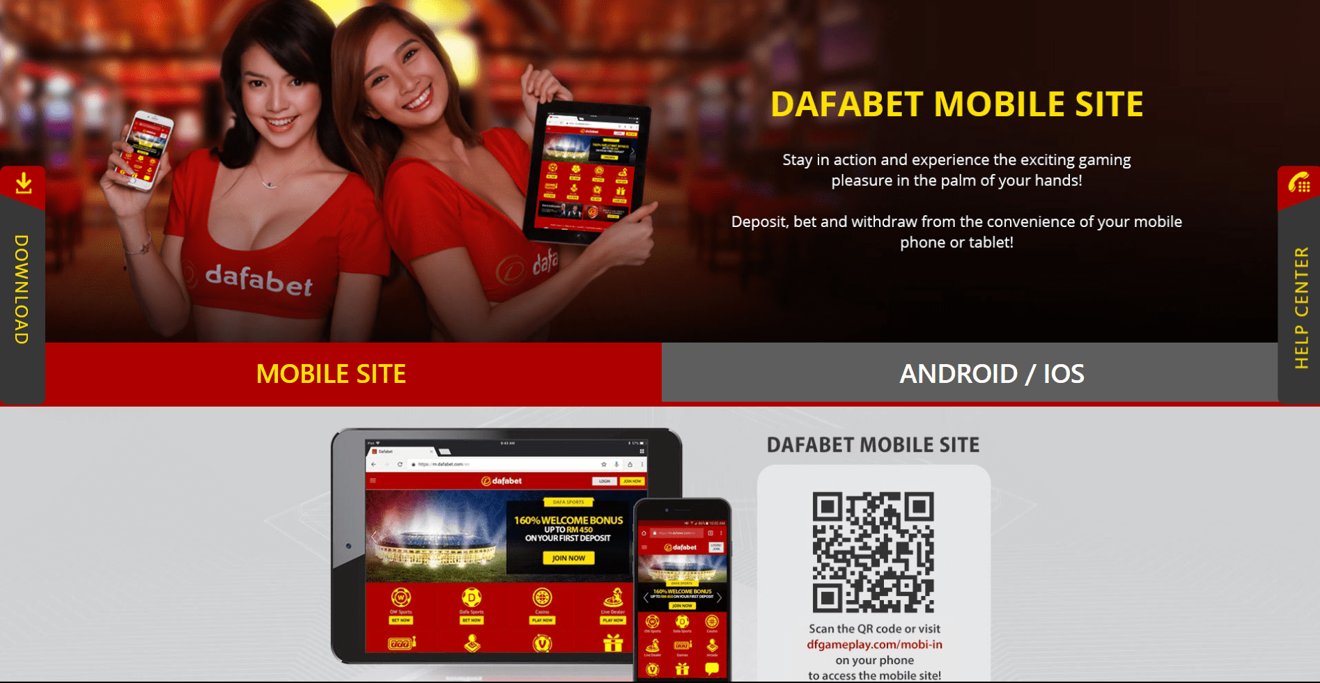 Dafabet mobile version image