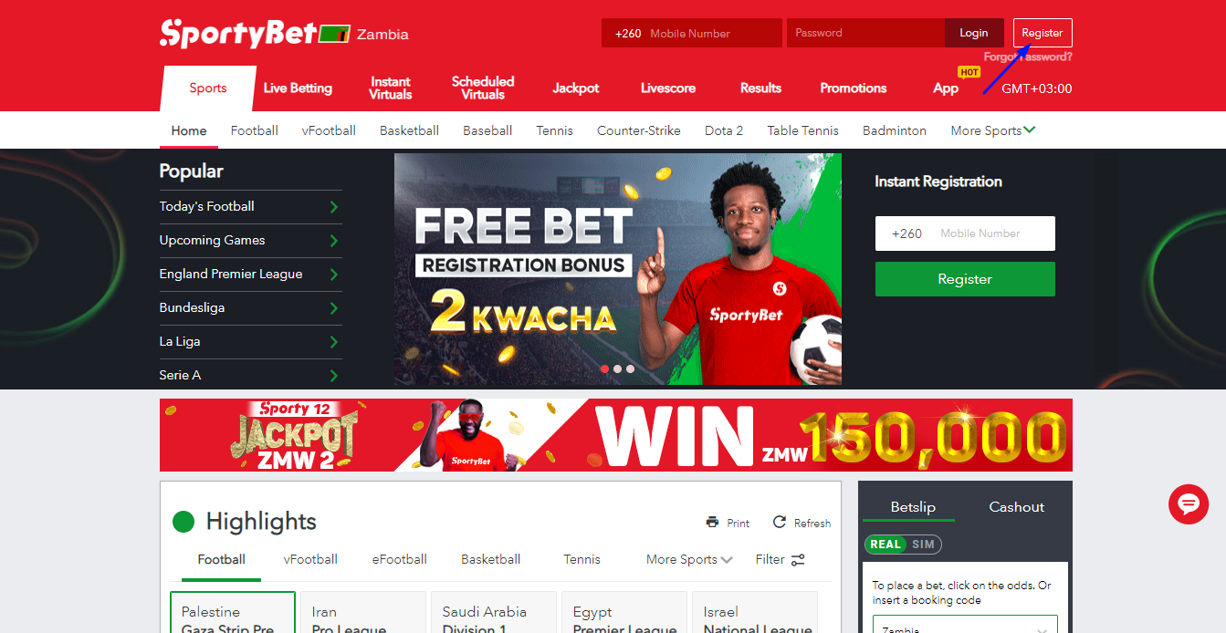 Visit the Official Betting site