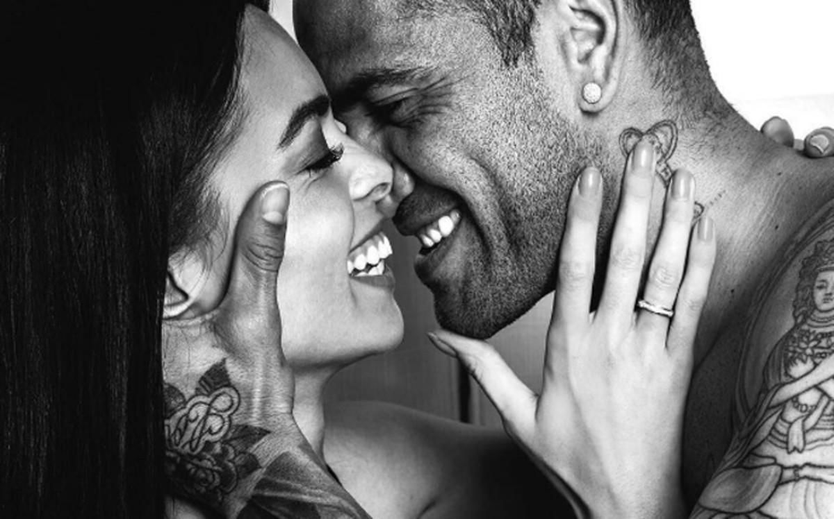 Joana Sanz y Dani Alves Joana Sanz y Dani Alves