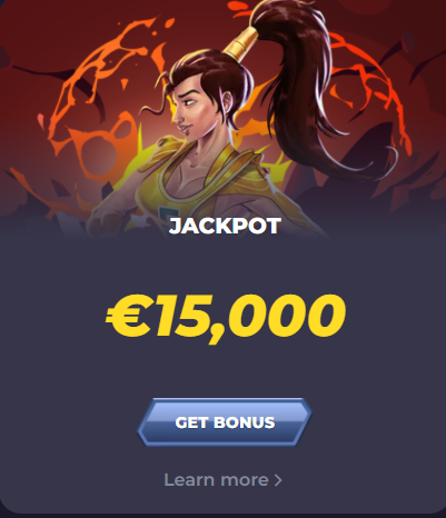 powbet banner showing the jackpot bonus