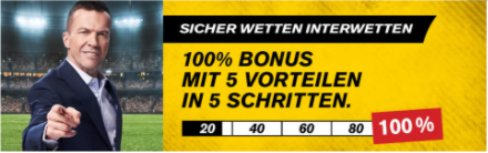 Image of Interwetten welcome bonus