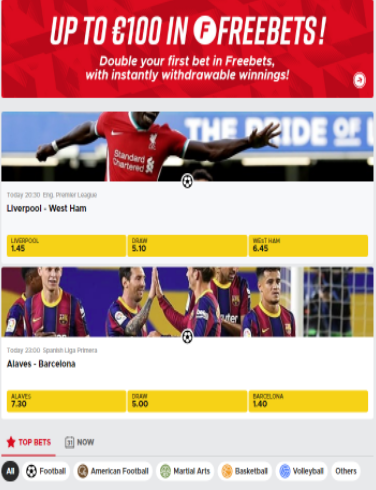 Betclic Homepage