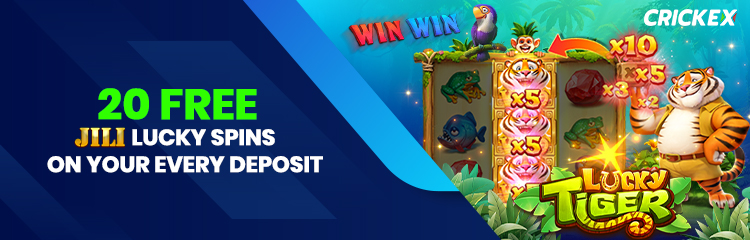 Crickex Lucky Tiger Bonus