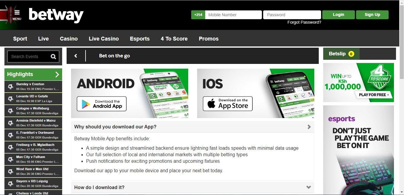 Betway Mobile App