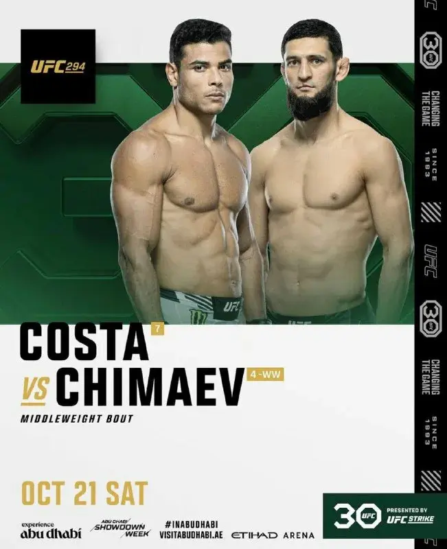 Paulo Costa vs. Khamzat Chimaev Paulo Costa vs. Khamzat Chimaev