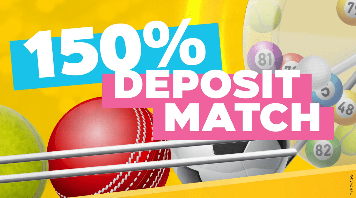 Easybet 150% Deposit Match Bonus Image