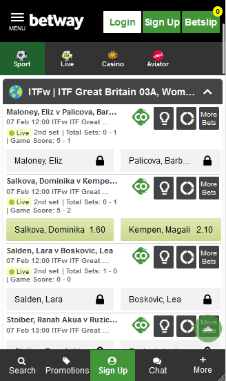 Betway Zambia Android app image