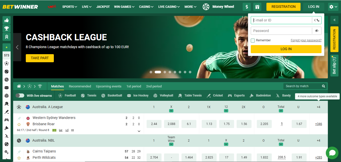 Betwinner Login Win Bet Win Login