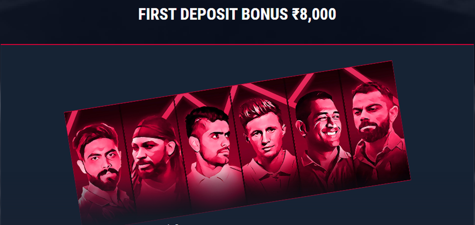 Get 100% bonus on first deposit