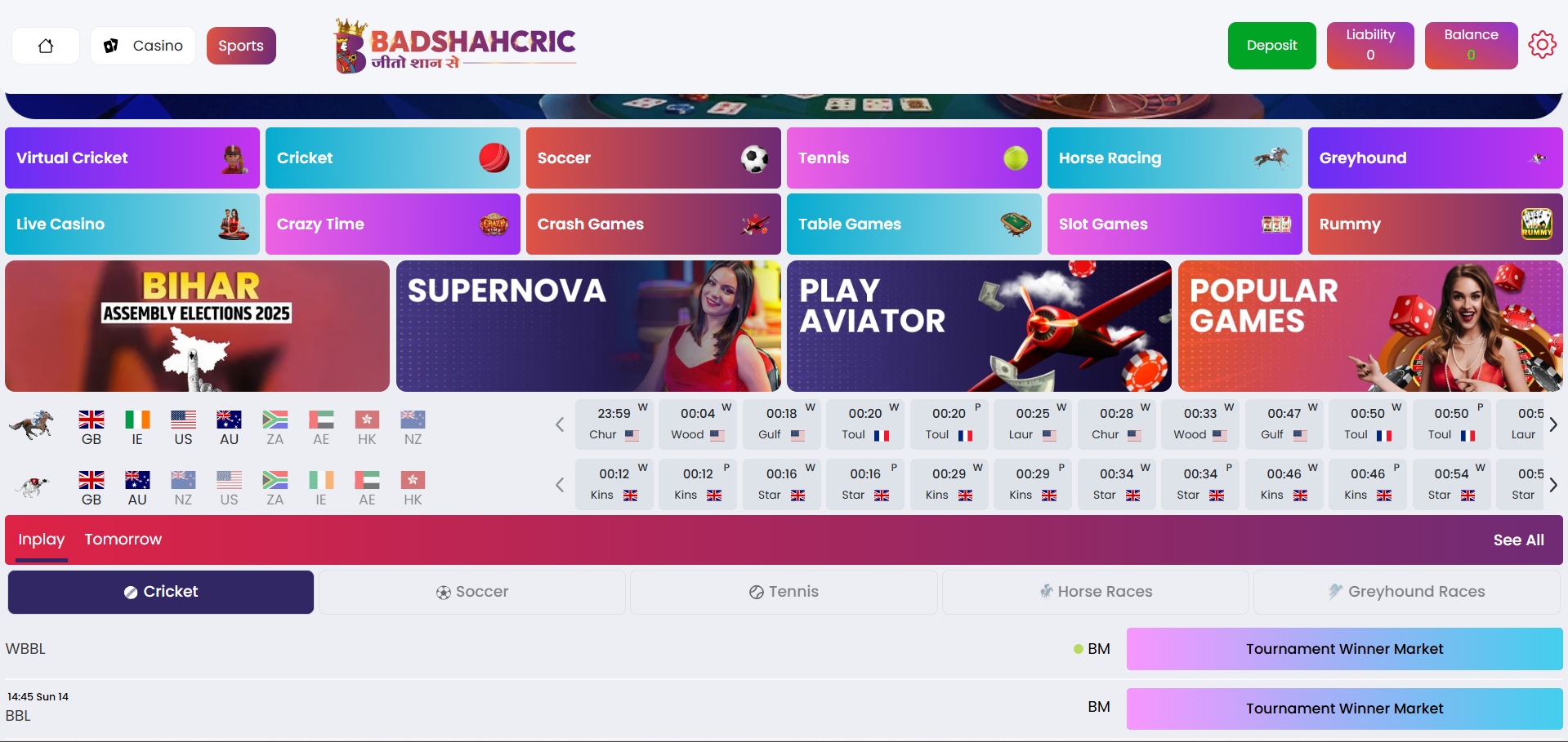 Badshahcric sportsbook Sportsbook on Badshahcric