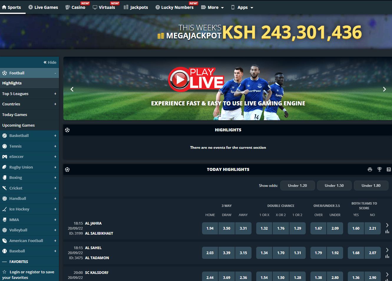 Visit Sportpesa Kenya Website