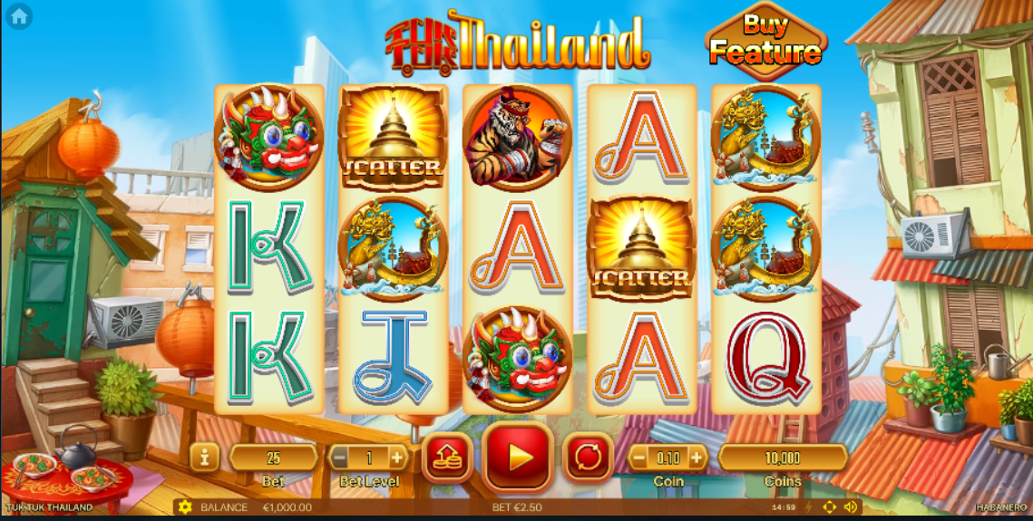 Tuk Tuk Thailand slot machine image Tuk Tuk Thailand casino slot banner