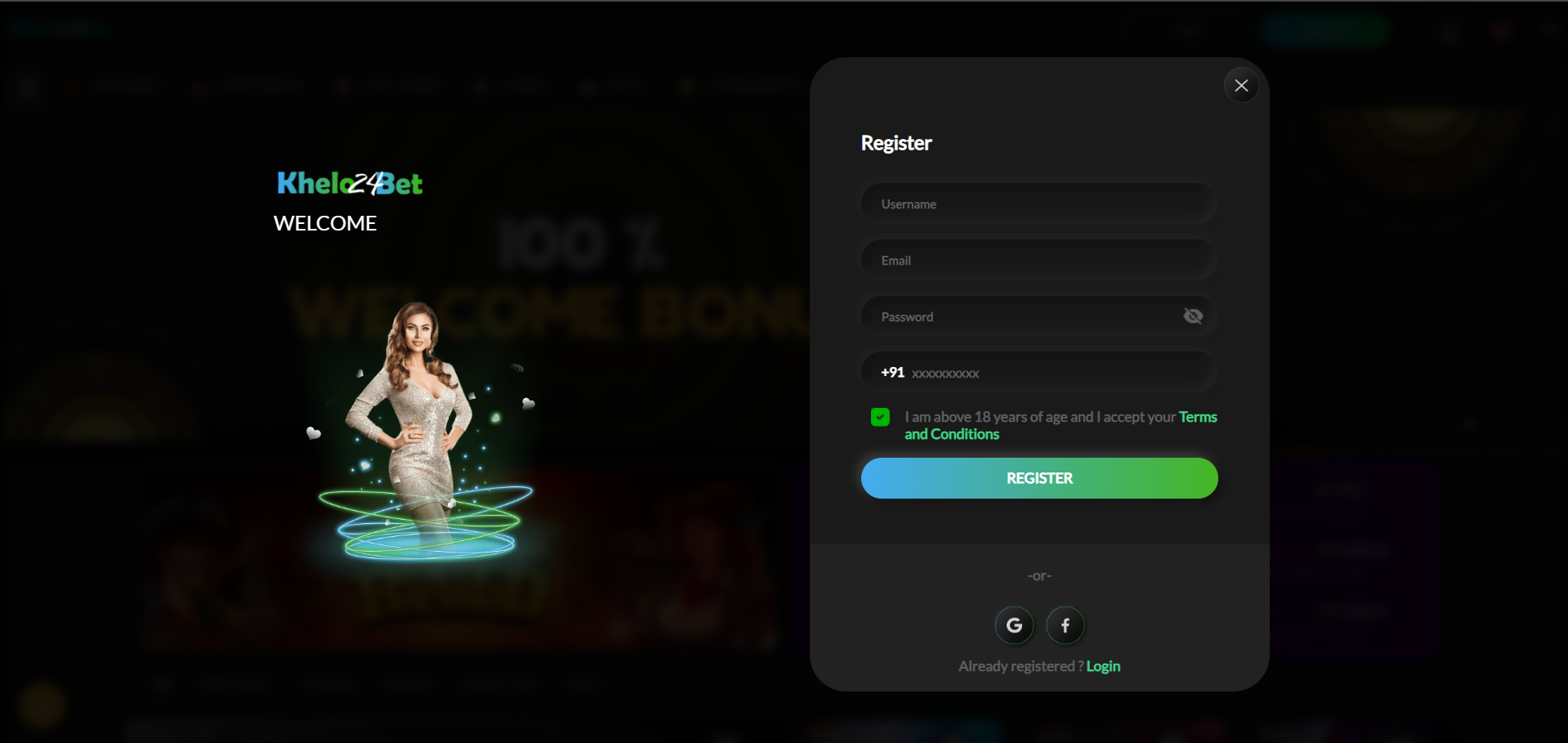 Registration Form Fill Up