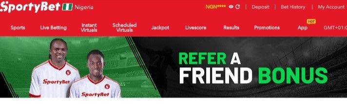 Sportybet referral Image