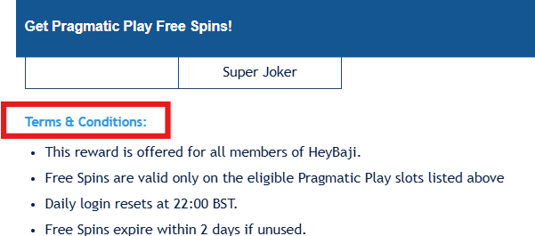 HeyBaji Terms & Conditions