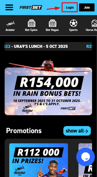 Firstbet South Africa Login