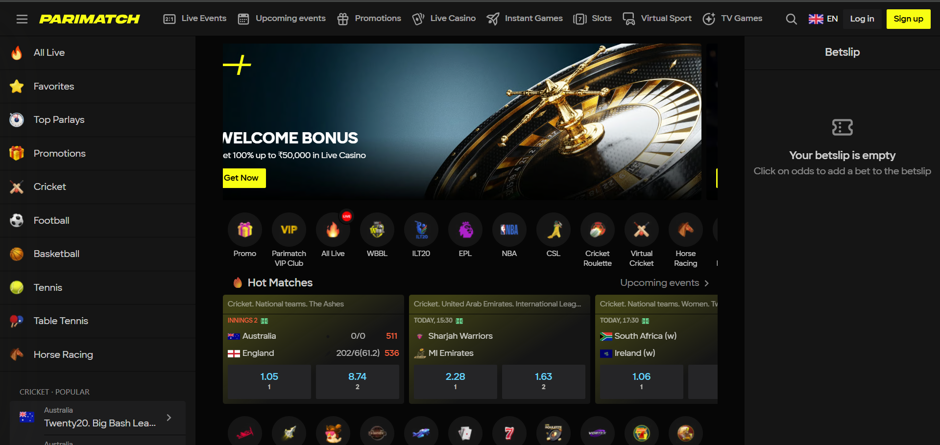 Betting odds market Sports betting India homepage