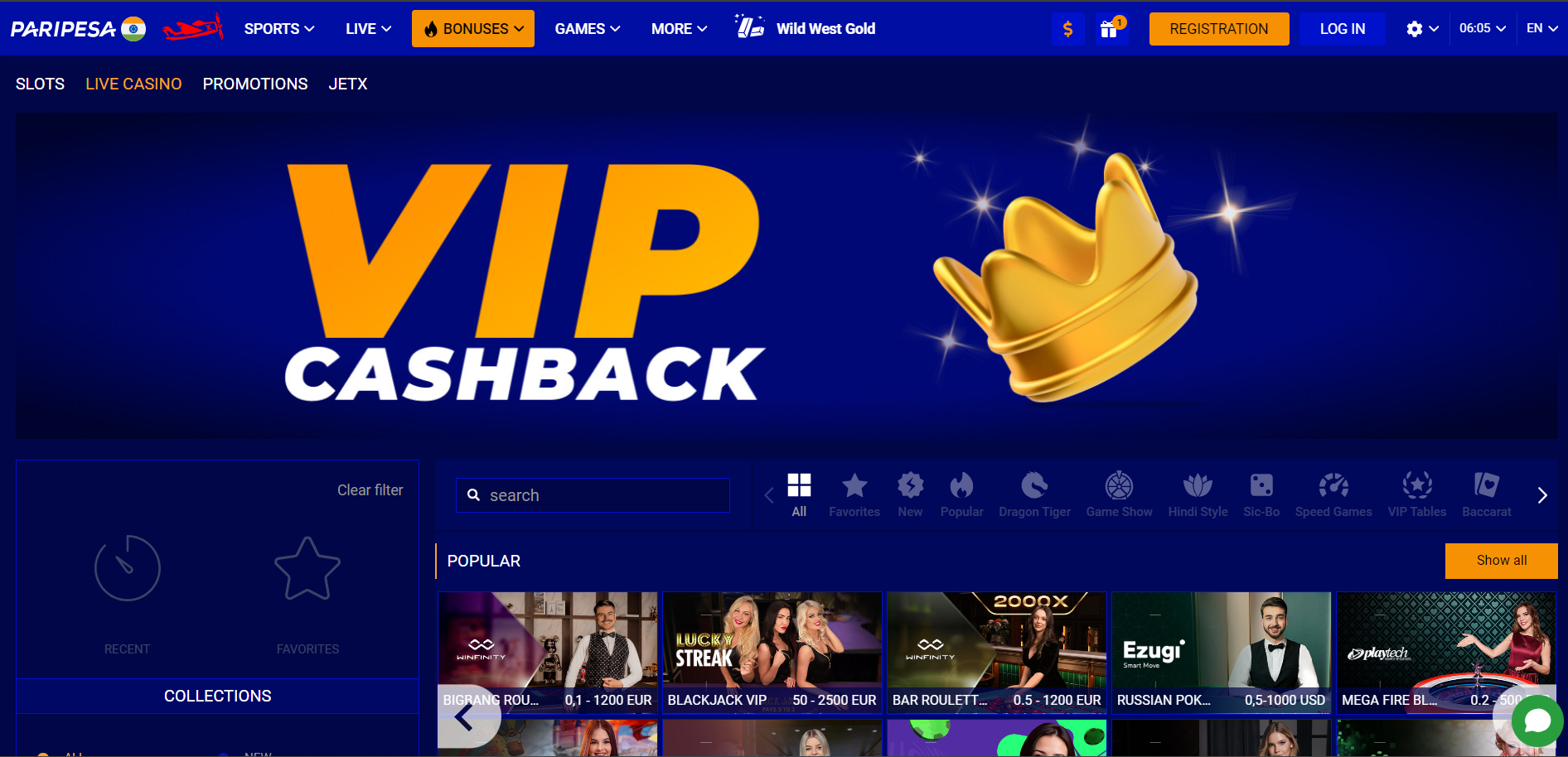 Paripesa casino Paripesa casino in India